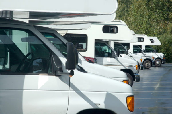 rvs parked for the winter